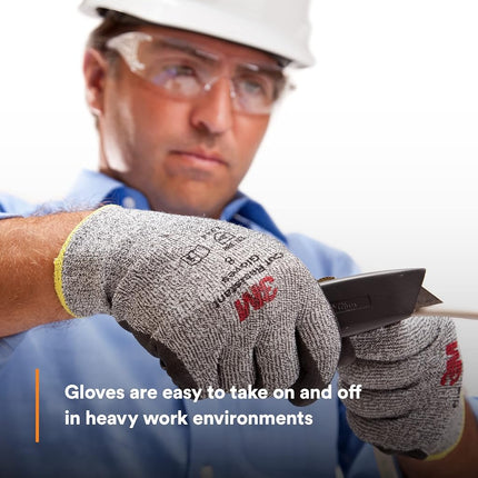 3M Comfort Grip Gloves - Cut Resistant CGXL-CR, Nitrile Coated, Size XL, 72 Pair/Case