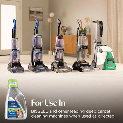 Bissell Professional Pet Carpet Cleaner Shampoo, 48 Ounce, Silver