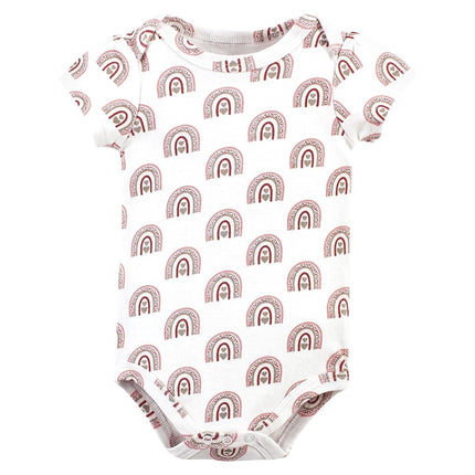 Hudson Baby Grenouillères en coton unisexe pour bébé, motif arc-en-ciel, 18-24 mois