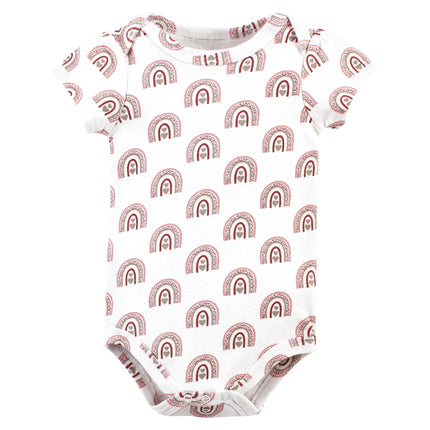 Hudson Baby Unisex Baby Cotton Bodysuits, Love RainbowTutu, Newborn, Love Rainbowtutu, Newborn