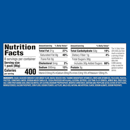 OREO Cakesters Soft Snack Cakes 237-85g Snack Packs