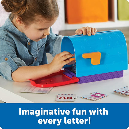 Learning Resources Alphabet Learning Mailbox, Alphabet Toys, Puzzle Game, Postbox Game, Educational Toys for 4+ Year Olds