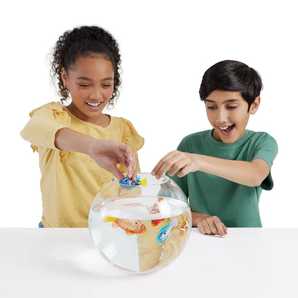 Robo Fish Series 3 Robotic Swimming Fish (Orange and Teal) electronic pet fish, summer pool toy, bath toy, (2 Pack, Orange and Teal)