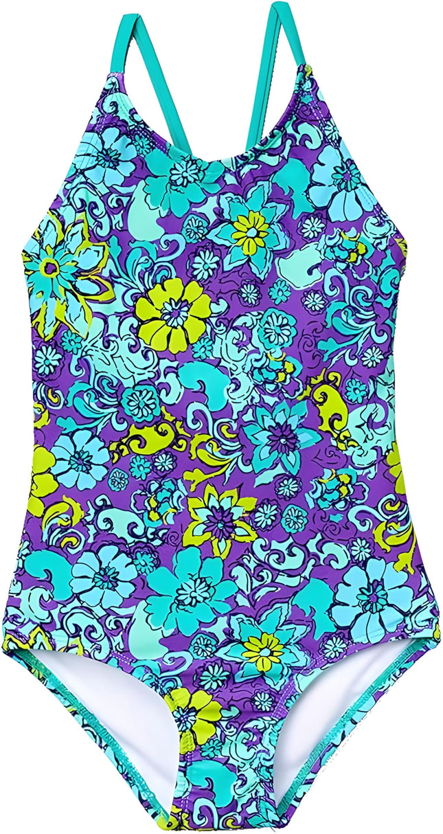Kanu Surf Little Girls' Chloe One Piece Swimsuit, 