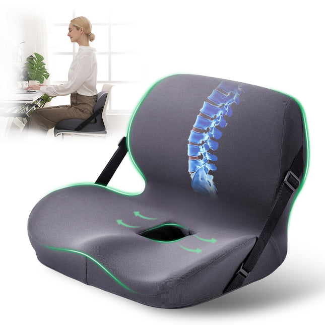 EGOHOME L-Shaped Seat Cushion for Office Chair & C