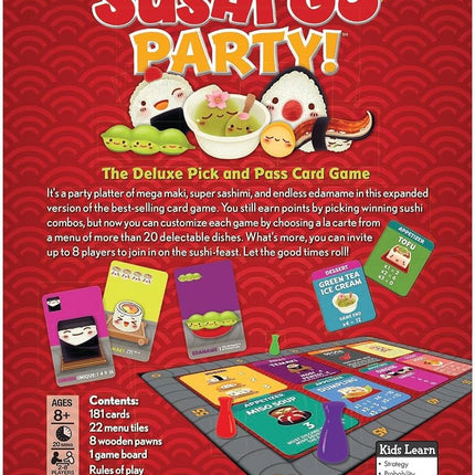 Gamewright Sushi Go Party Board Game