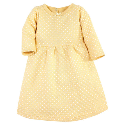 Hudson Baby Baby Girls' Cotton Dresses, Fall Botanical, 18-24 Months