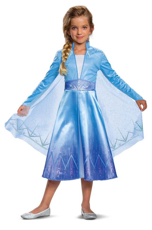 Disney Frozen 2 Elsa Deluxe Girls size M 7/8 Licen