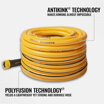Stanley Water Hose 75 ft Yellow