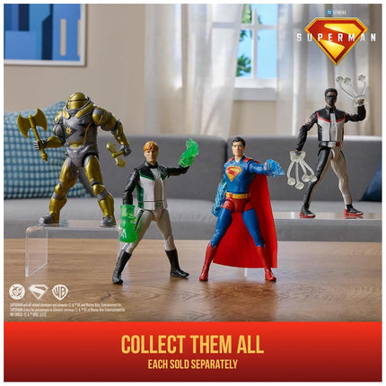 DC Comics, SUPERMAN, Green Lantern, Epic Strike Action Figure, 15-cm Tall, Authentic Movie Styling, Includes 2 Accessories, Kids’ Toys for Boys and Girls Aged 4 and Up