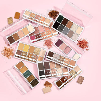 Wet N Wild Color Icon 10-Pan Eyeshadow Makeup Palette, Brown Nude Awakening, Long Lasting, Shimmer, Metallic, Glittery, Matte, Rich Smooth Pigment, Cruelty Free
