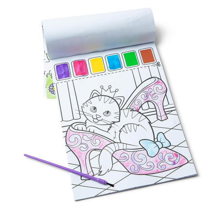 Paint with Water - Princess: Activity Books - Coloring/Painting/Stickers