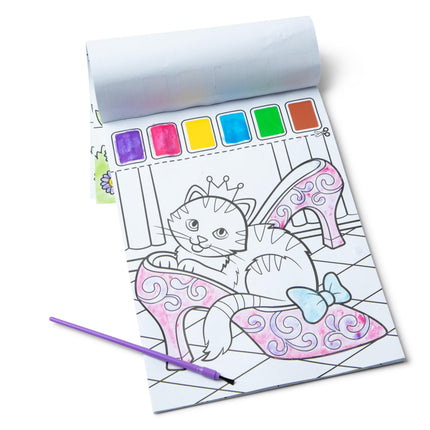 Paint with Water - Princess: Activity Books - Coloring/Painting/Stickers