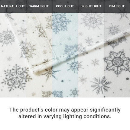 SLEEP PHILOSOPHY True North Soft & Cozy Micro Fleece Sheet Set, Fitted Sheets Deep Elastic Pocket Fits Up to 16" Mattress, Warm Winter Bedding, Fleece Bed Set King Snowflake Boho 4 Piece
