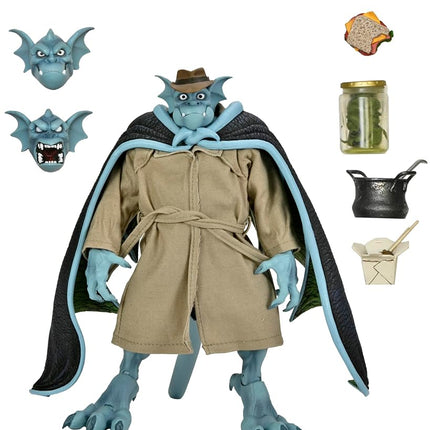 NECA Gargoyles – 1:7 Scale Collectible Action Figure, Detective Broadway “Silver Falcon” (w Closed Wings)