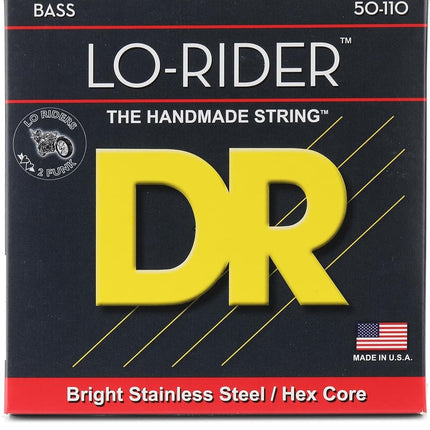 DR Strings Lo-Rider Stainless Steel Bass Heavy