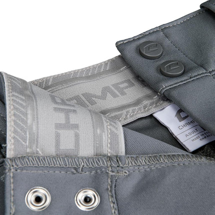 CHAMPRO Boys' Triple Crown 2.0 Open Bottom Baseball Pants Graphite