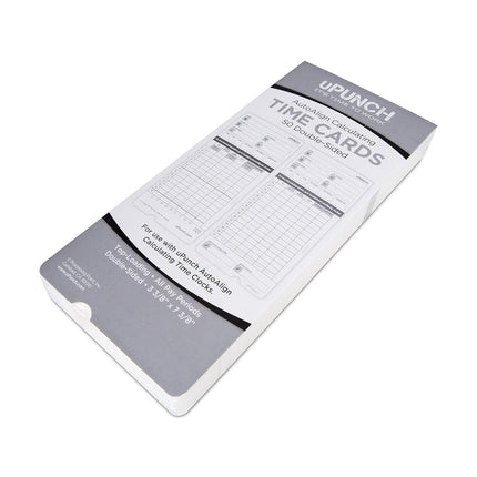 50 uPunch Time Cards for HN4000…