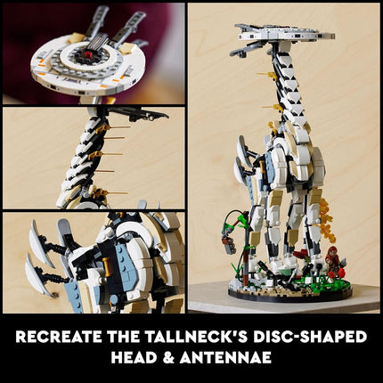 LEGO 76989 Horizon Forbidden West: Tallneck Building Set for Adults, Model Building Kit with Aloy Minifigure & Watcher Figure, Collectible Gift Idea for Men, Women, Him, Her