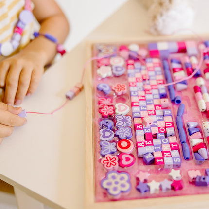 Melissa & Doug Colección de Lujo - Juego de Cuentas de Madera