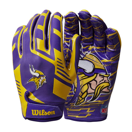 Wilson NFL Stretch Fit Football Gloves - Youth, Mi