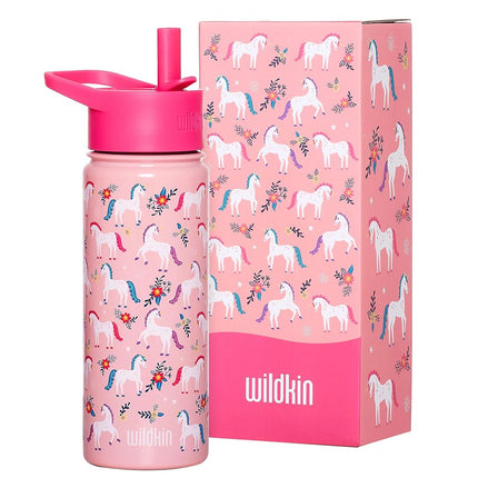 Wildkin Kids Stainless Steel Water Bottle 530ml Ma
