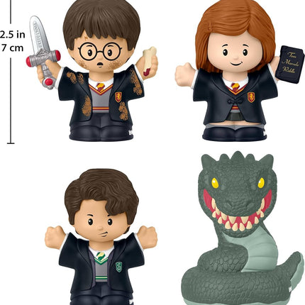 Fisher-Price Little People Collector Coffret Harry Potter et la Chambre des secrets en édition spéciale pour les adultes et les fans avec 4 figurines