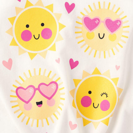 The Children's Place Baby Toddler Girls Everyday Tank Tops, Sun Valley Ruffle 4-Pack, 2T