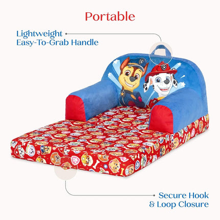 Delta Children - PAW Patrol Cozee Buddy Flip-Out Kids Chair - Greenguard Gold Certified, Blue