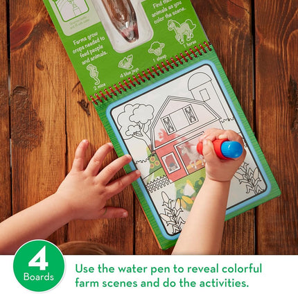 Melissa & Doug On the Go Water Wow! Reusable Water-Reveal Activity Pad - Farm