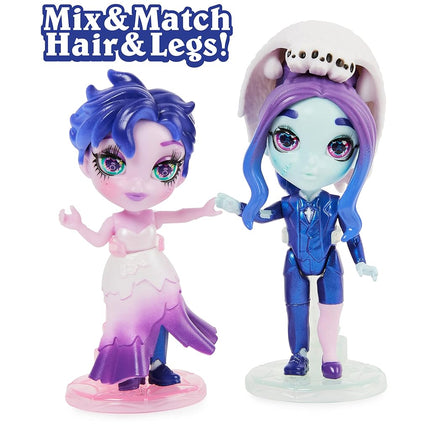 Zombaes Forever, Set de Muñecas Zombi de Lujo "Zombadie to Love" con 2 Figuras Exclusivas de 8,8 cm, Mascota y Accesorio, Regalos para Niñas, Juguetes para Niñas