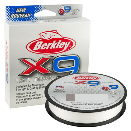 Berkley X9 Braided Fishing Line - 9 Strand Braid Line for Saltwater and Freshwater Fishing