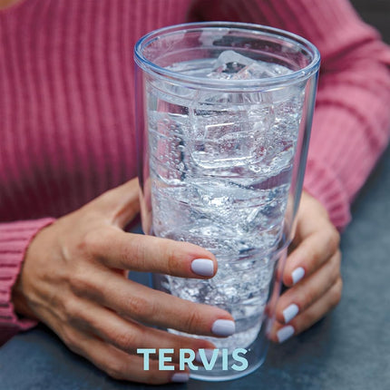 Vaso Tervis 1254383 Sun & Surf con envoltura, 24oz, transparente