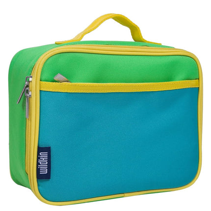 Wildkin Lunch Box Bag for Kids – Lightweight, Reusable & Insulated for Hot or Cold Snacks – Ideal for School & Travel - Monster Green
