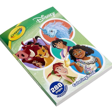 Crayola - Disney Animation Coloring Book with Sticker Sheets, Gift for Girls and Boys, Ages 3+