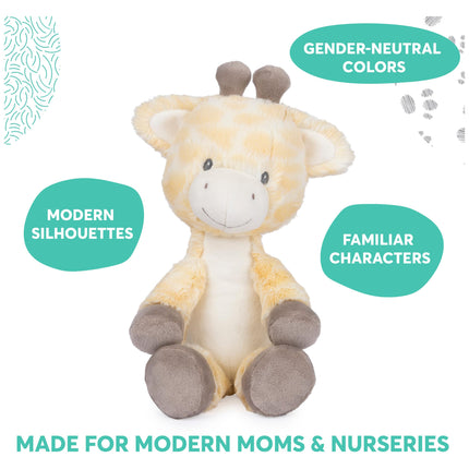 Colección Lil' Luvs de Baby GUND, jirafa Bodi de peluche prémium para bebés, amarillo/marrón, 30 cm