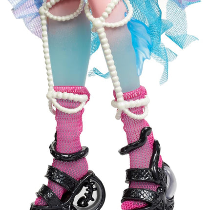 Monster High Monster Fest Doll, Lagoona Blue with Glam Outfit & Festival Themed Accessories Like Snacks, Band Poster, Statement Bag & More