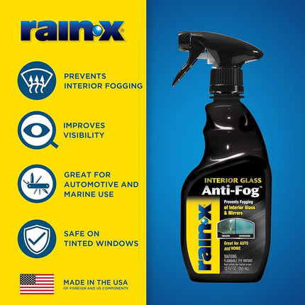 Rain-X Interior Glass Anti-Fog Cleaner, 355 ml