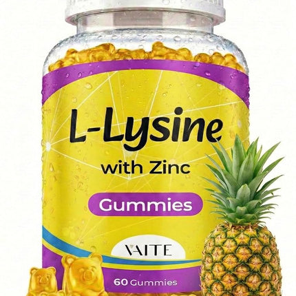 L-Lysine 1000mg with Zinc Gummies – Vegetarian Che
