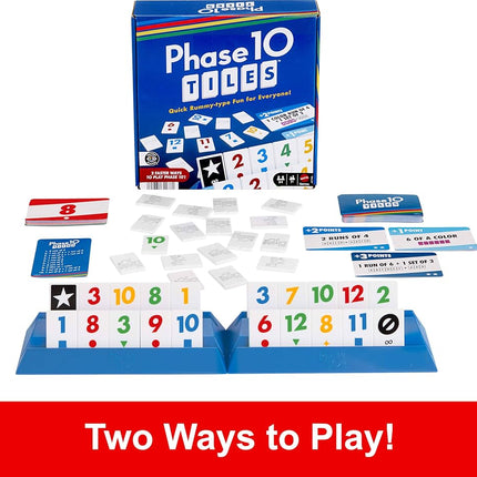 Mattel Games Phase 10 Tiles Game for Ages 7+, 2-4 Players
