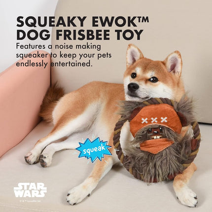 Official Star Wars Ewok Plush Squeaky Dog Toy | Adorable Toys for Dogs