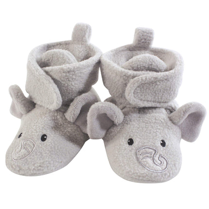 Hudson Baby Unisex-Baby Cozy Fleece Booties, Neutr