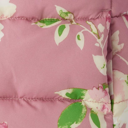 The Children's Place Doudoune mi-saison pour bébé fille et jeune enfant, résistante au vent et à l'eau, motif floral mauve, motif floral mauve, 3T