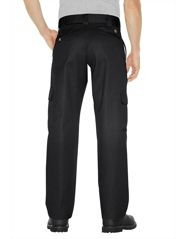 Pantalón de trabajo cargo Dickies de corte recto relajado para hombre, azul marino oscuro, 44W x 30L