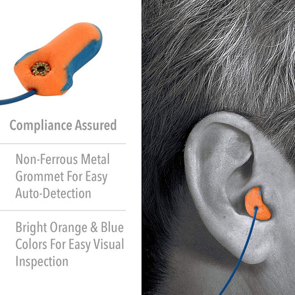 EARPLUG LASER TRAK DETECTABLE