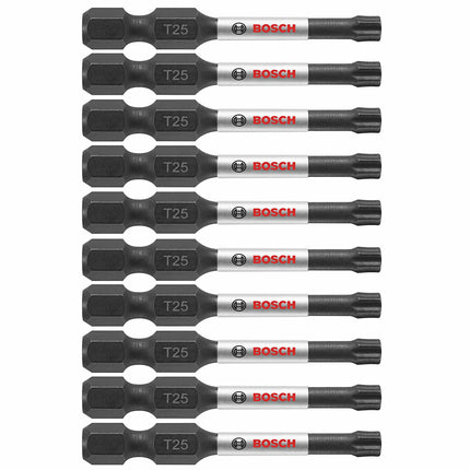 BOSCH ITT252B 10-Pack 2 in. Torx #25 Impact Tough 