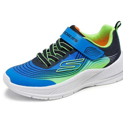 Skechers Boys' Microspec Advance Trainer, Blue, 1 