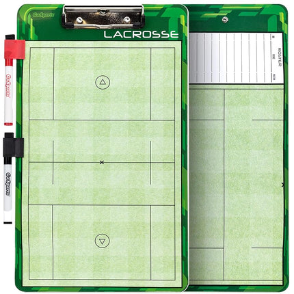 GoSports Dry Erase Coaches Board with 2 Dry Erase Pens