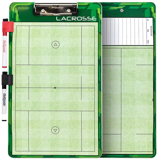 GoSports Dry Erase Coaches Board with 2 Dry Erase Pens