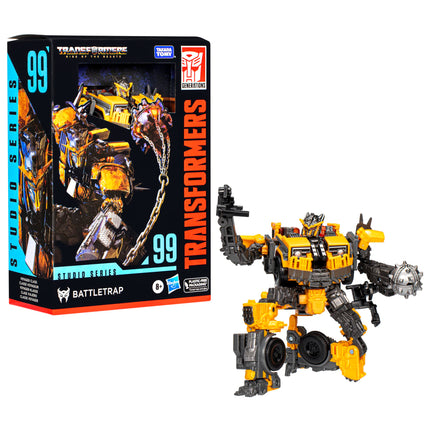 Figurine Transformers Studio Series Voyager Class 99 Battletrap, Rise of The Beasts, 16,5 cm, pour garçons et filles de 8 ans et plus